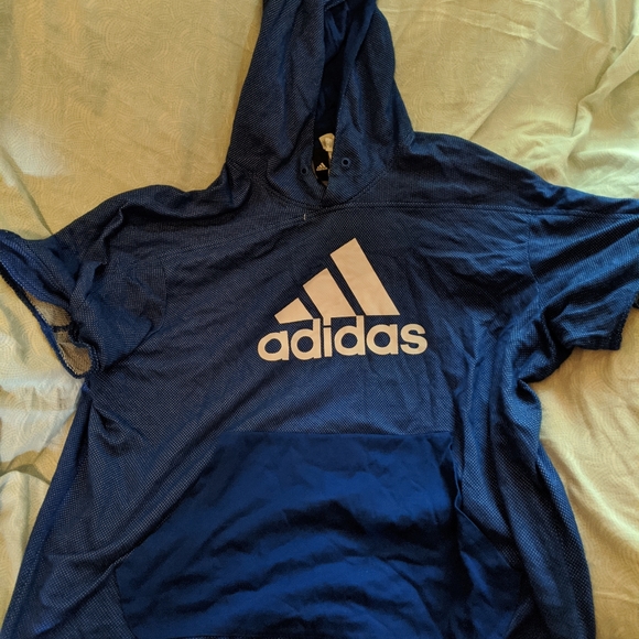 Adidas Mesh Shortsleeve hoodie - Picture 1 of 1